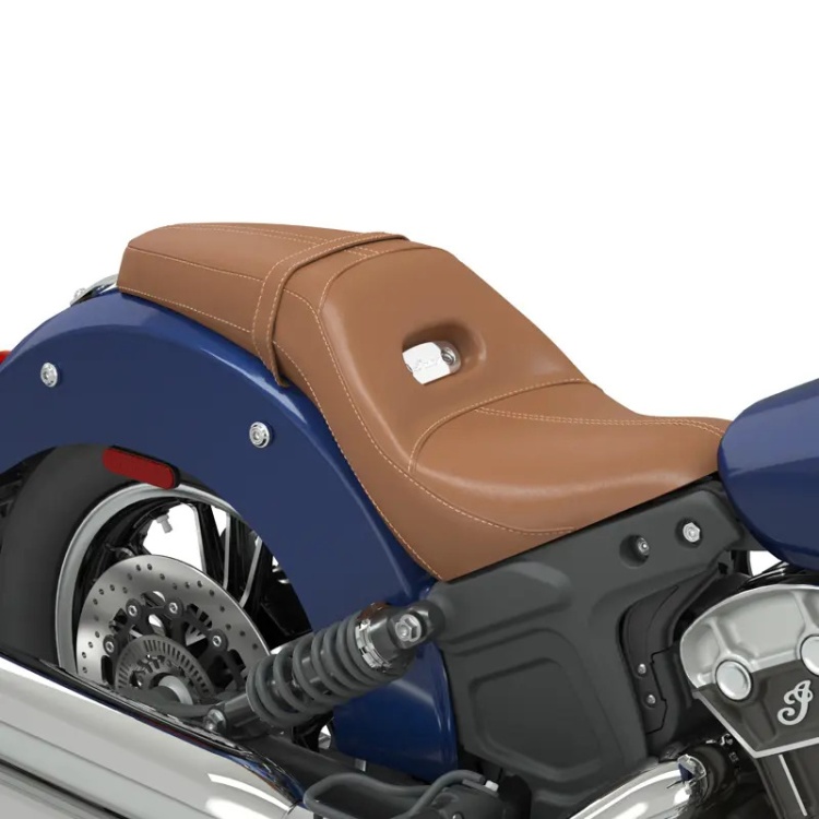 Indian Scout Sports Seat in tan vinyl