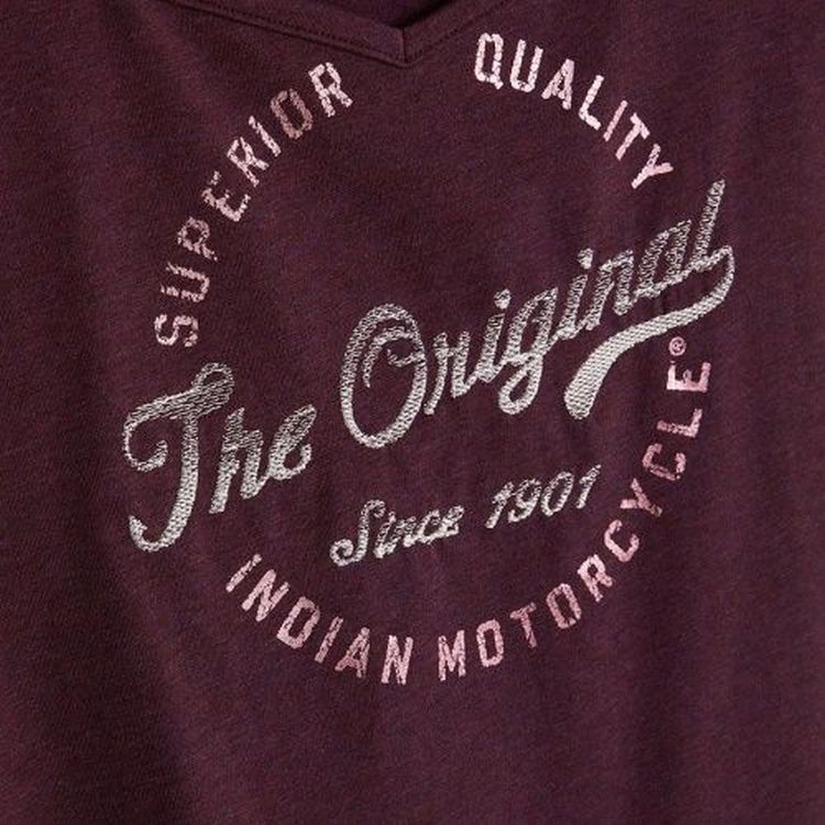 Indian Motorcycles Women's Original T-Shirt - Purple