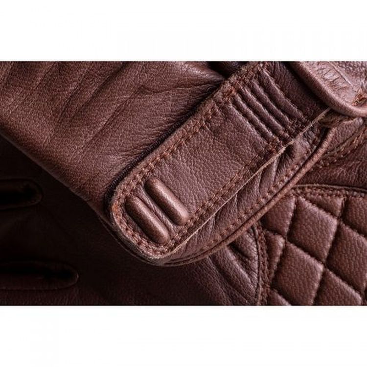 Indian Motorcycle Leather Getaway Riding Gloves - Brown