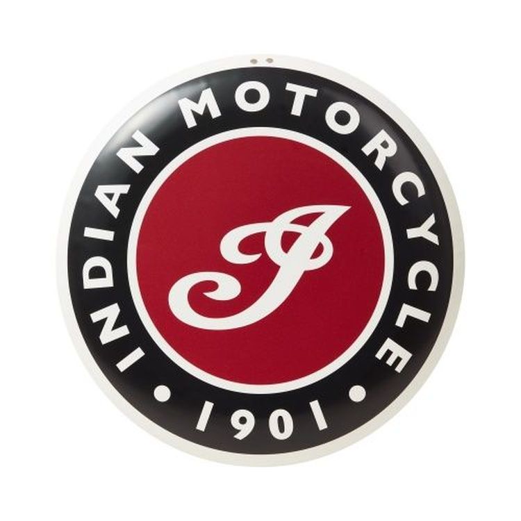 Indian Motorcycle Metal I Icon Sign