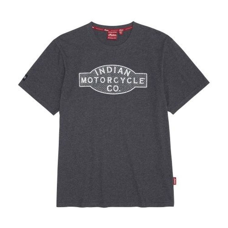 Indian Motorcycle Factory Sign T-Shirt - Grey