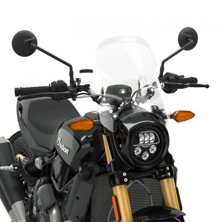 Indian FTR1200 Mid Windshield with Headlight Cowl Cutout