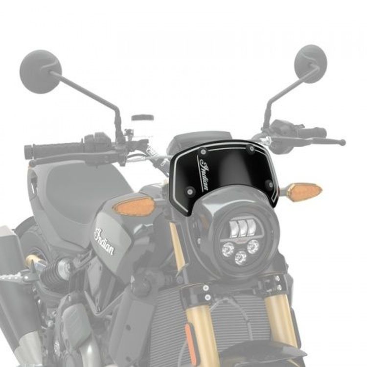 Indian FTR1200 Low Wind Deflector with Headlight Cowl Cutout