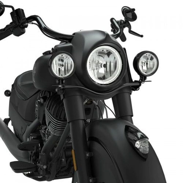 Indian Motorcycle Driving Lights, Gloss Black