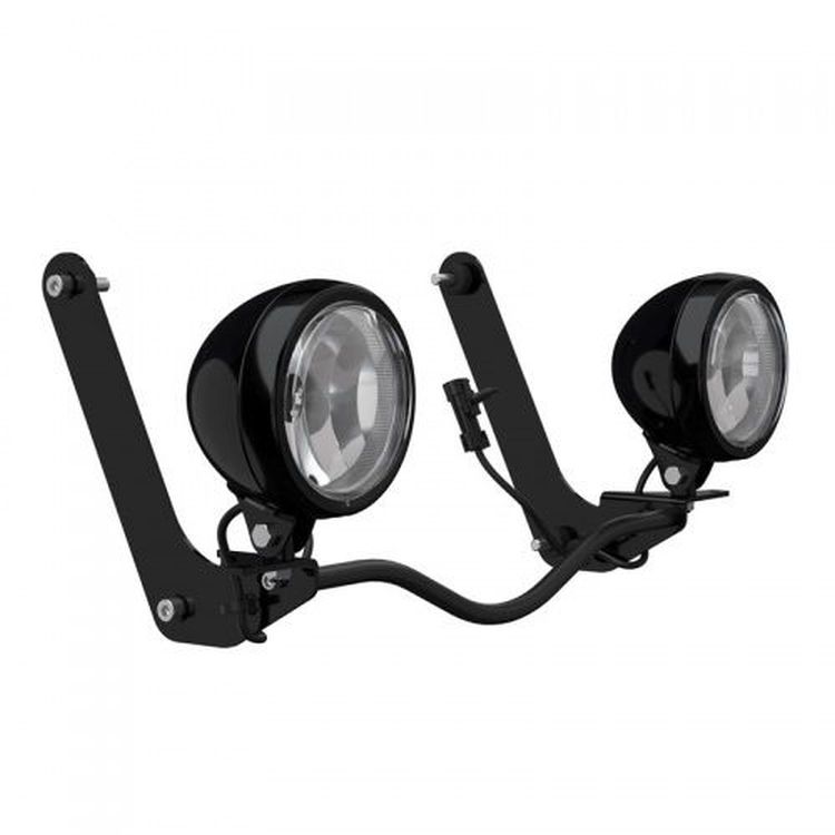 Indian Motorcycle Driving Lights, Gloss Black