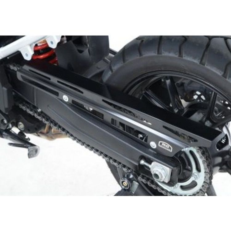 Aluminium Chain Guard, BLACK, Suzuki 1000 V-Strom 2014-