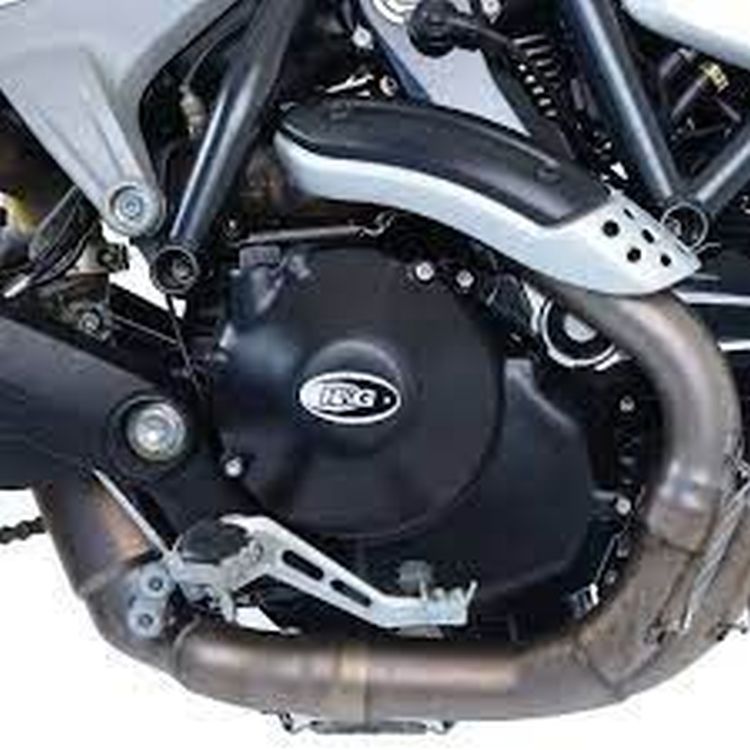 Engine Case Slider LHS only, brushed aluminium, Ducati Scrambler