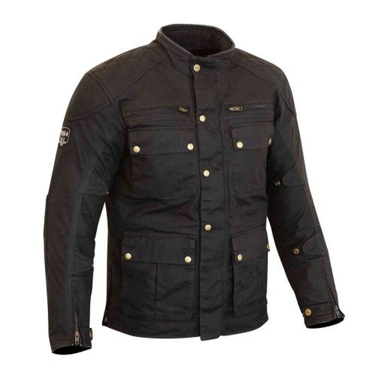 BSA Empire Waxed Cotton Motorcycle Jacket With D3O Armour