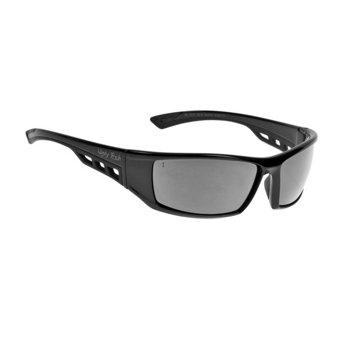 Ugly Fish Riderz Lifestyle Riding Sunglasses - Matt Black Frame & Silver Lens