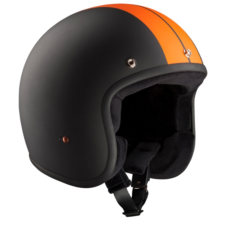 Bandit Jet ECE Open Face Motorcycle Helmet - Matt Racer