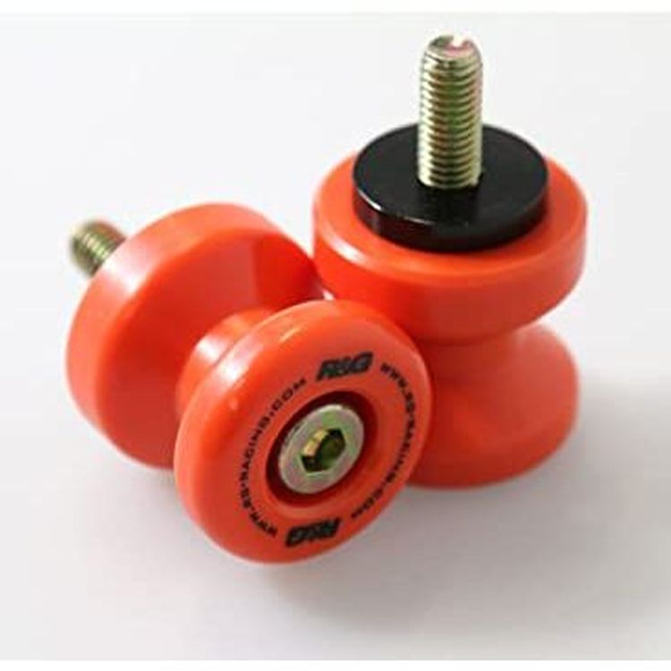 M10 Cotton Reels ORANGE for Z750 up to '06, ZX10-R up to '07, ZX12-R, Z250SL, Ninja 250SL & RC125/200/390