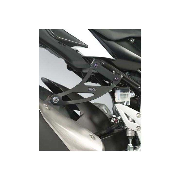 Exhaust Hanger + Rear Footrest Blanking Plate, Suzuki GSR750 '11-