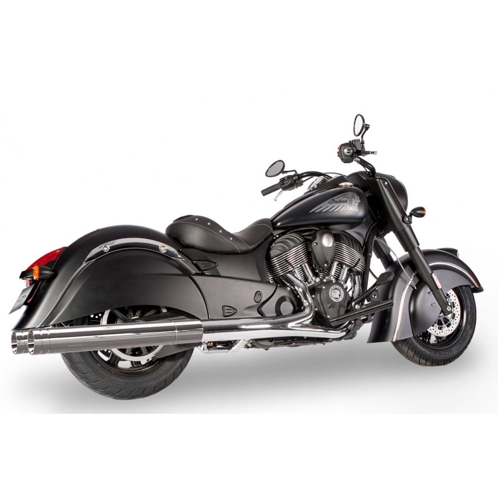 Jekill & Hyde Exhaust with Electronically Adjustable Noise Valve for 2014-2016 Indian Chief Models