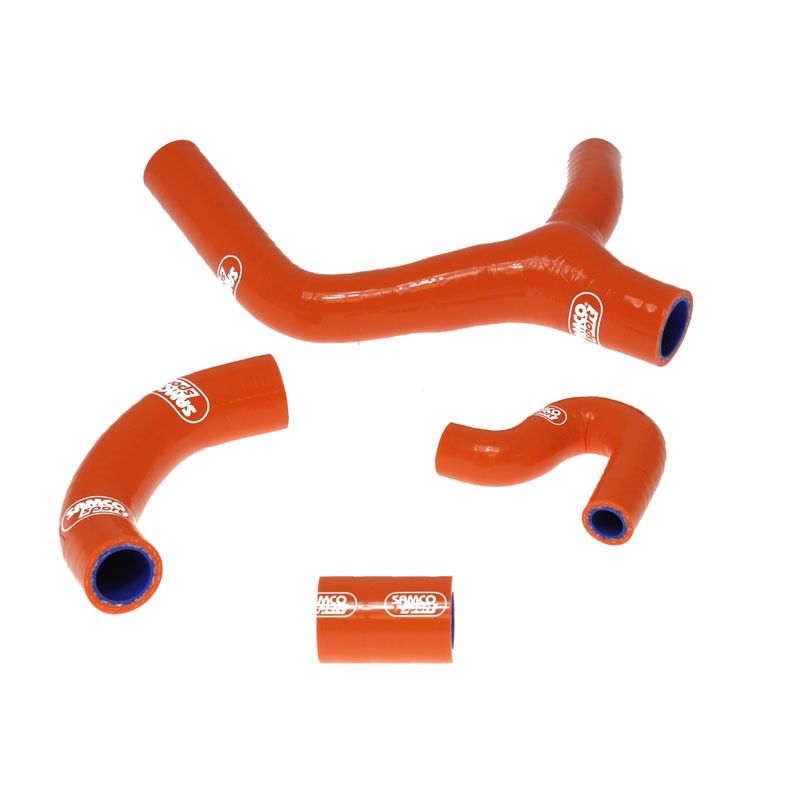 KTM  400 EXC F / R / 400 XC-W / 450 EXC F / R / 450 XC-W / 530 EXC F / R / 530 XC-W 08-11 Thermostat Bypass  4 Piece Samco Silicone Hose Kit