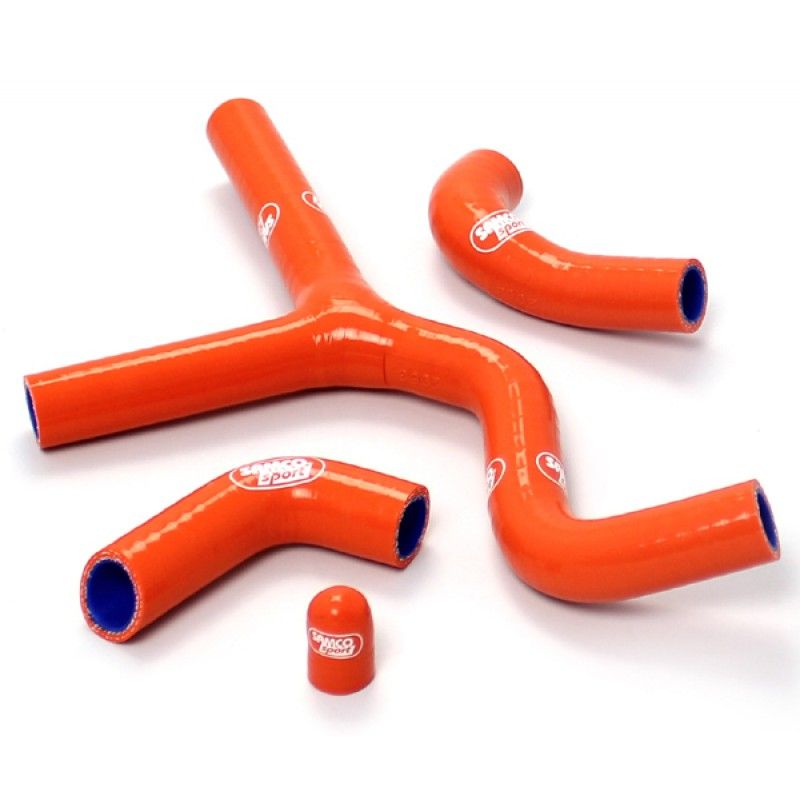 KTM  400 / 520 EXC 00-02 / 450 / 525 EXC 03-07 Thermostat Bypass  4 Piece Samco Silicone Hose Kit