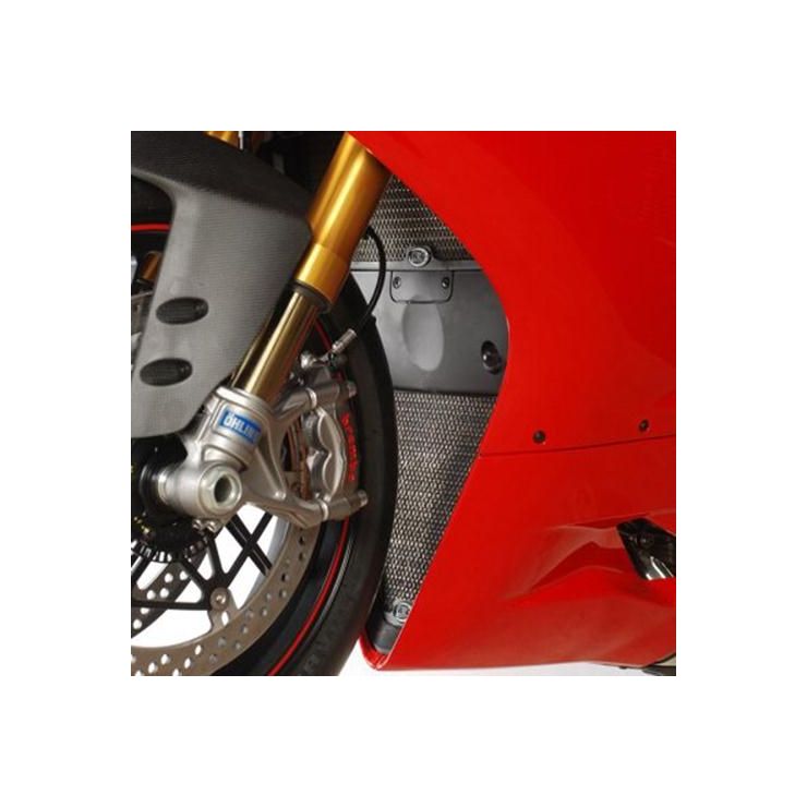 Radiator Guard set BLACK - (pair), Ducati 899/1199/1299 Panigale