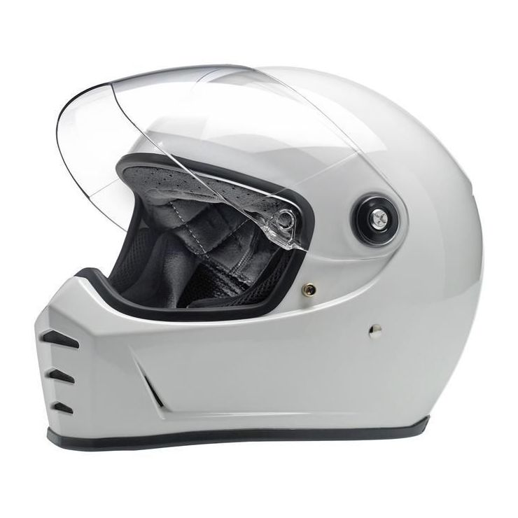 Biltwell Lane Splitter Helmet ECE - Gloss White