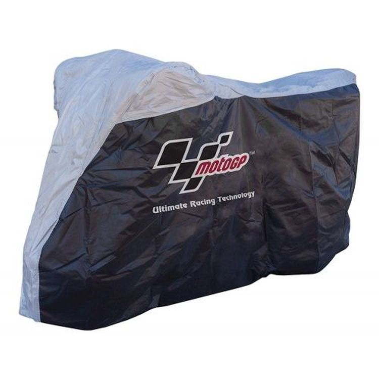 MotoGP Motorcycle Rain Cover - Black/Grey - XL Fits 1200 And Over