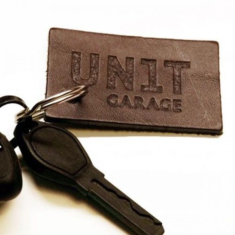 Unit Garage Keychain Rectangular