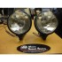 Bates Headlights With Clamps - Black Pair