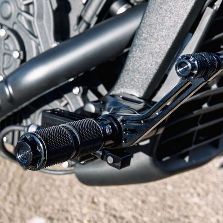 Wunderkind Forward Controls for OEM Indian Scout Bobber Footrests