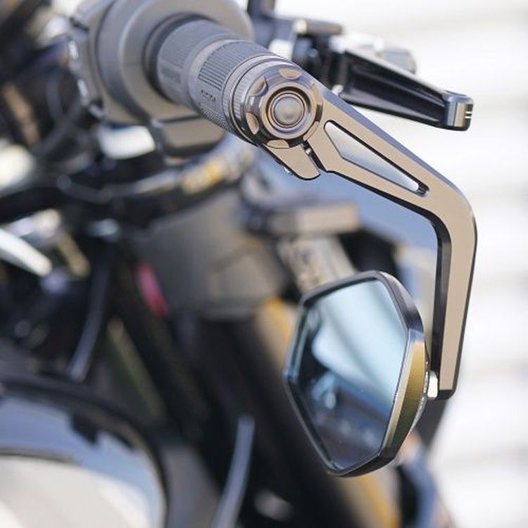 Wunderkind Bar End Mirror Mounting Kit for Indian FTR Moore Speed Racing