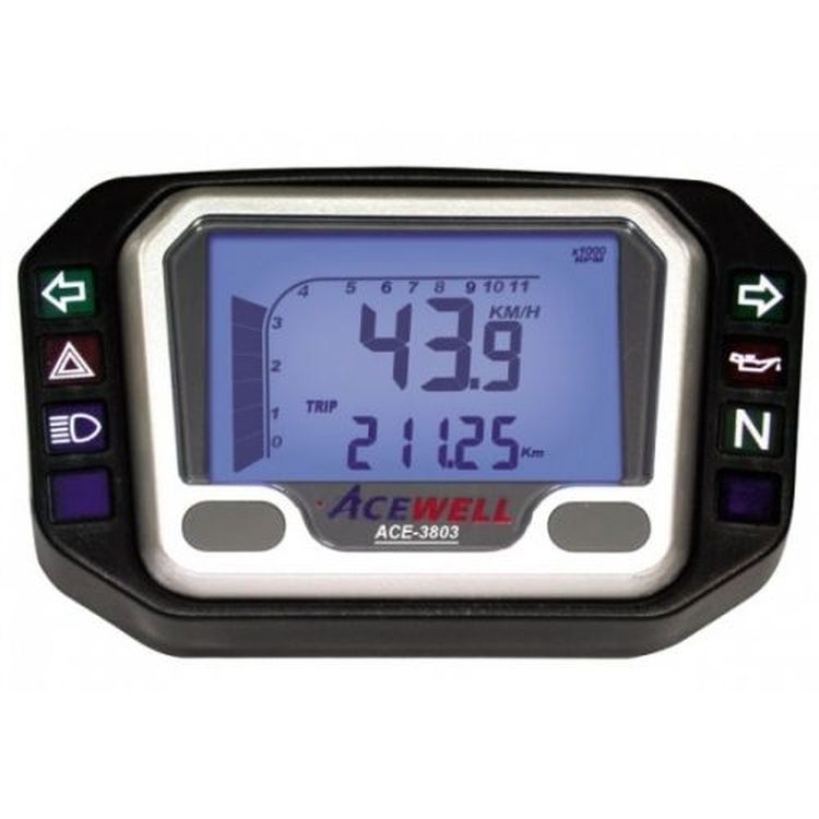 Acewell ACE-3803 Speedo Rev Gauge