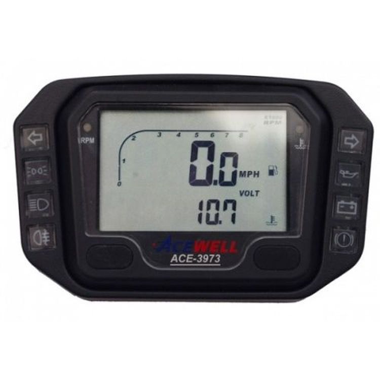 Acewell ACE-3973 & 3974 Speedo Rev Gauge