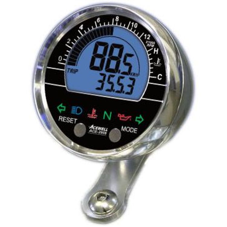 Acewell ACE-2956 Speedometer with Tachometer & Temperature