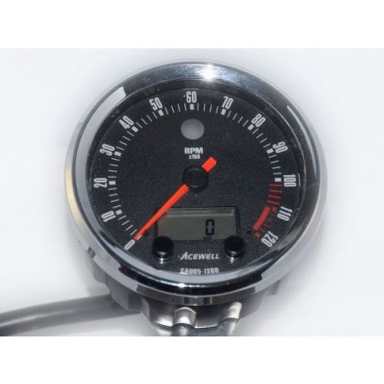 Acewell ACE-CA85 British Face 85mm Diameter British Style Analogue Gauge with Digital Panel