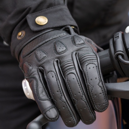Merlin Finlay Black Leather Glove