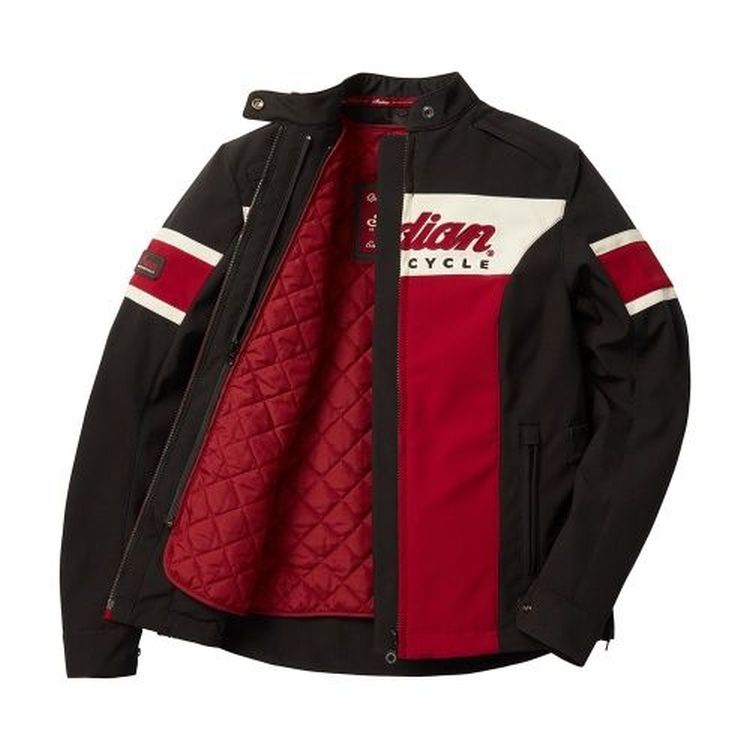 Indian Motorcycle ladies 'Madison' jacket - red