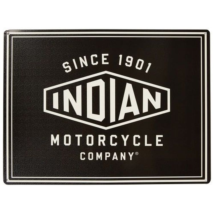 Indian Motorcycle 1901 Hexagon Wall Sign
