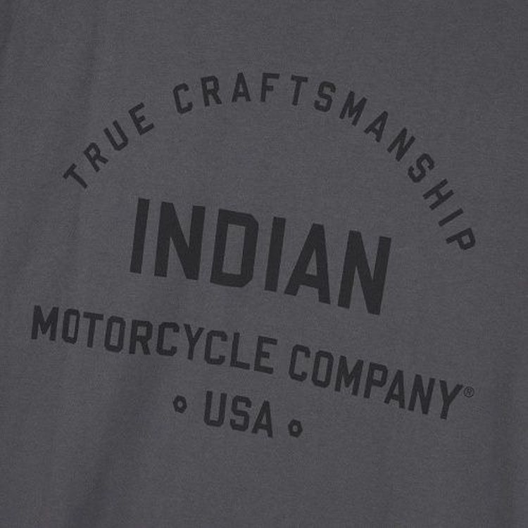Indian Motorcycle True Craftmanship T-Shirt - Grey