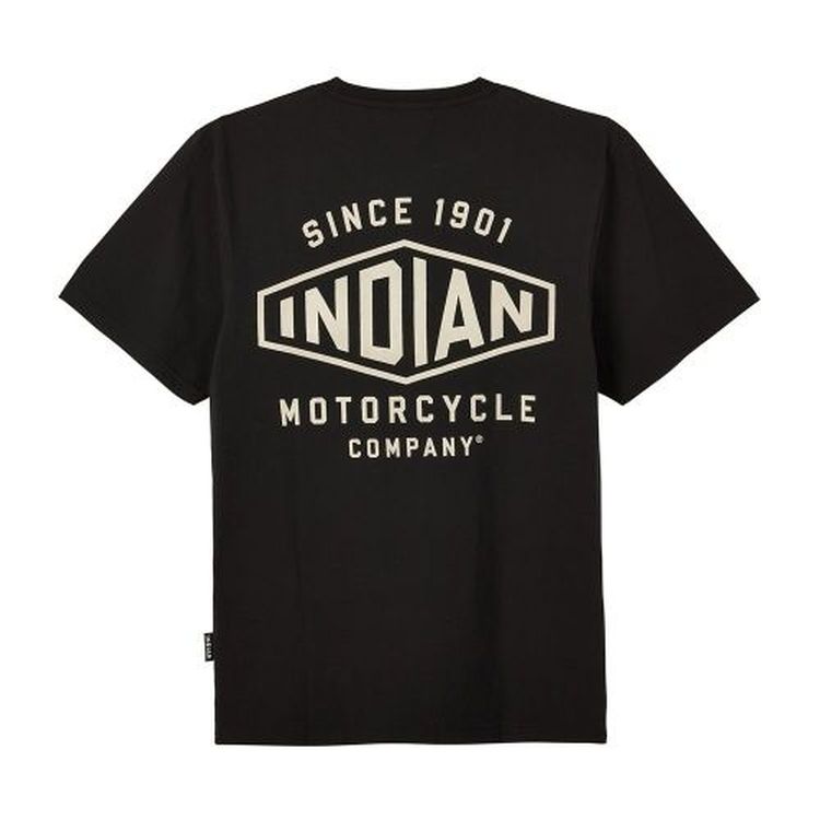 Indian Motorcycle Hexagon T-Shirt - Black