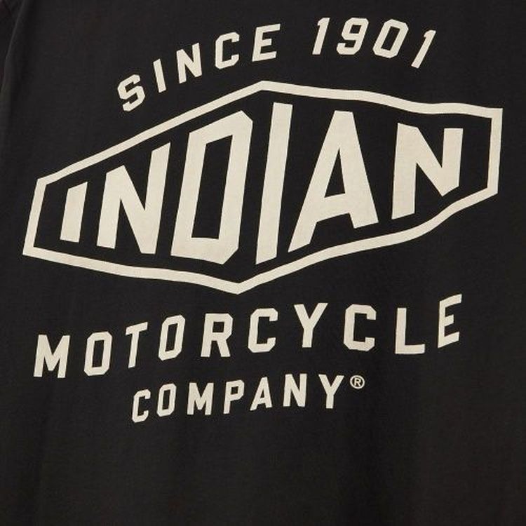 Indian Motorcycle Hexagon T-Shirt - Black