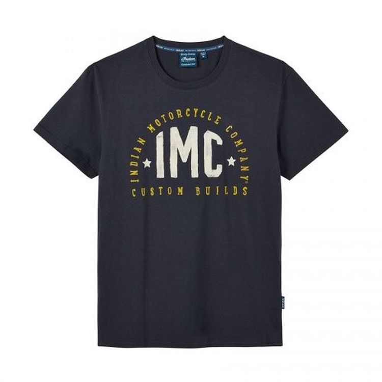 Indian Motorcycle IMC Custom Build T-Shirt - Navy