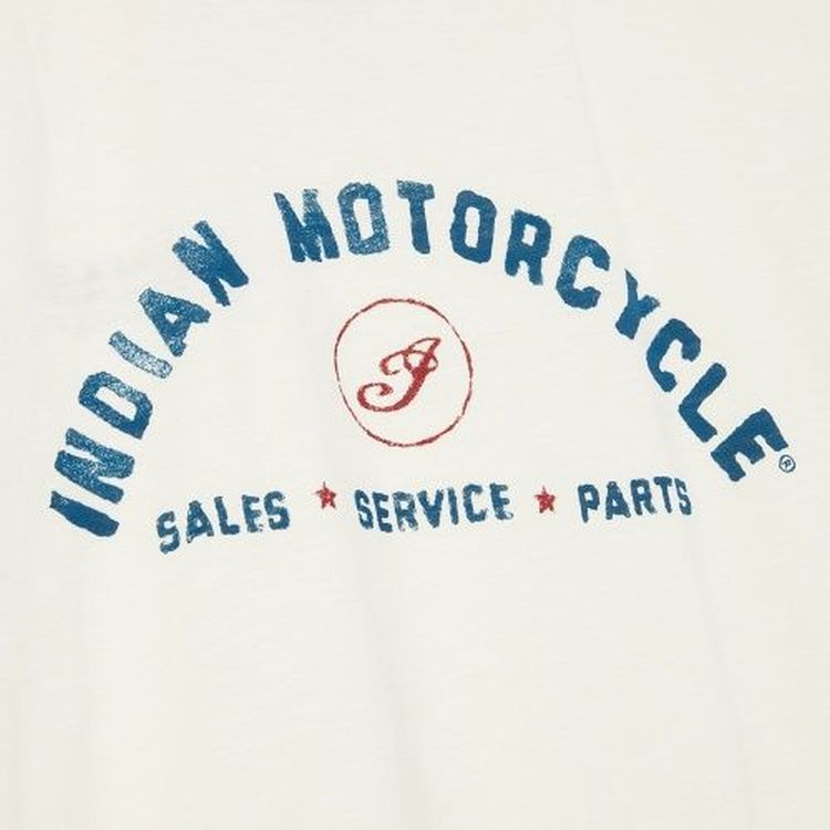 Indian Motorcycle Sales Parts Service T-Shirt - White