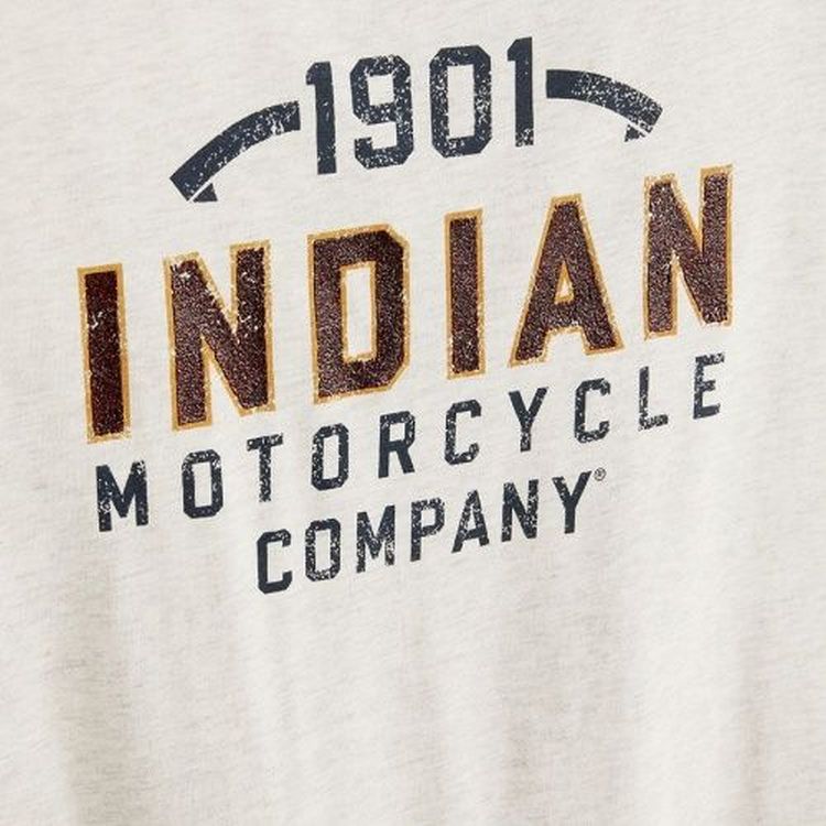 Indian Motorcycles Women's 1901 IMC Glitter T-Shirt - Grey