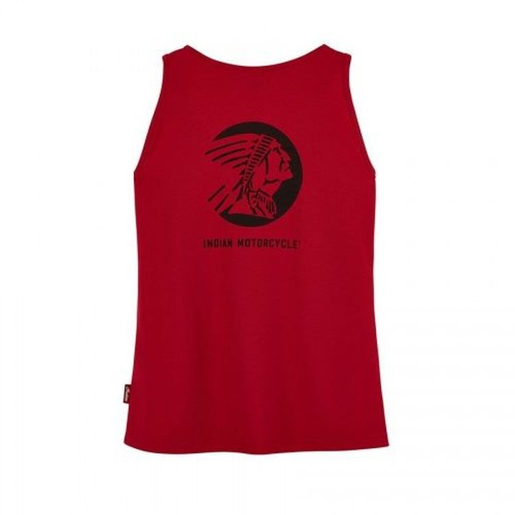 Indian Motorcycles Ladies Twisted Strap Tank - Red