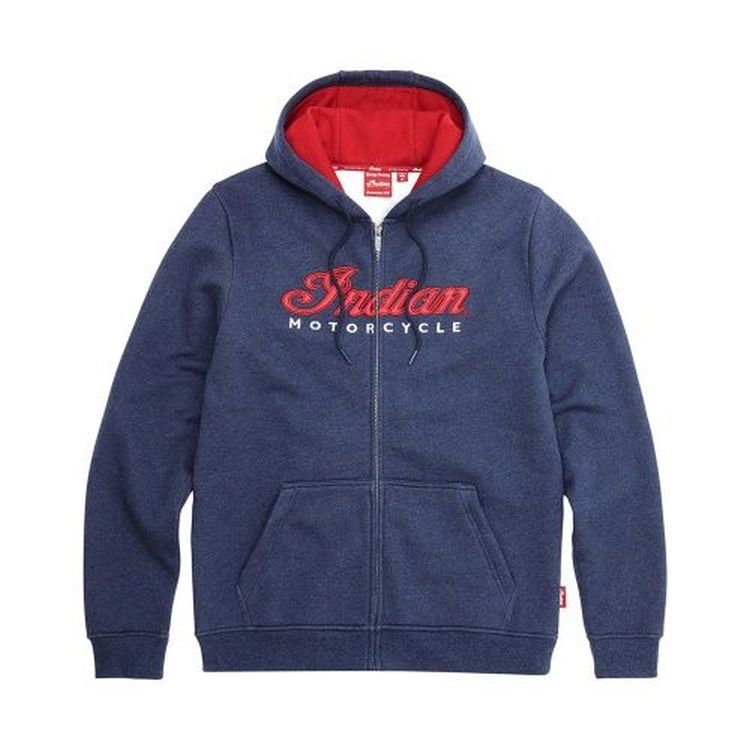 Indian Motorcycle Ladies USA Flag Hoodie - Navy