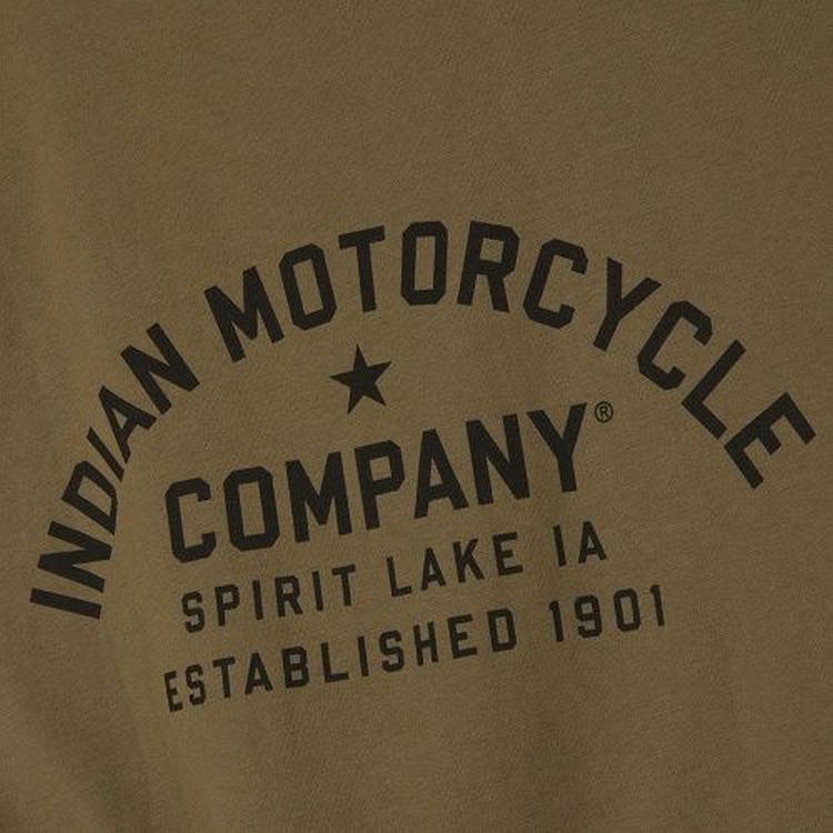 Indian Motorcycles Women's 1901 IMC Pocket T-Shirt - Khaki