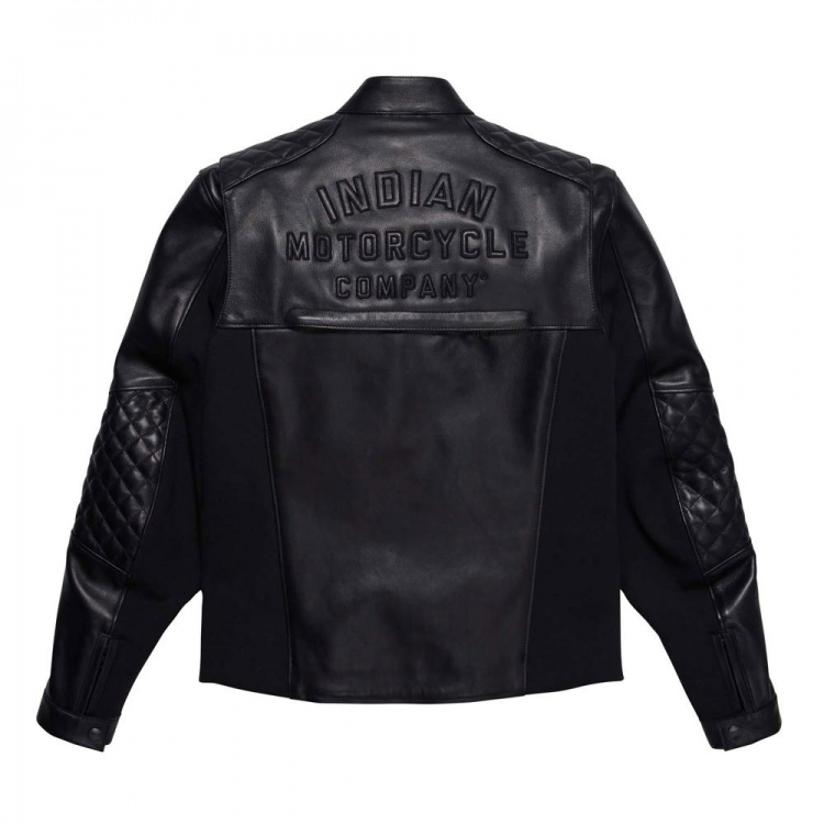 Indian Motorcycle Men's Lambeth Leather Jacket - Black