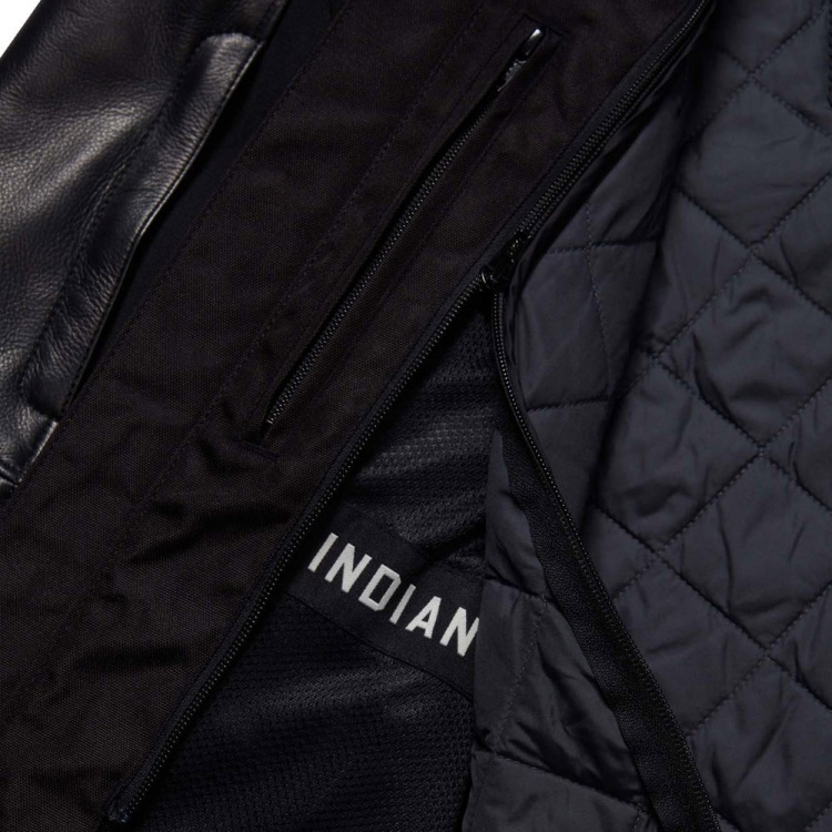 Indian Black Leather Riding Jacket main image 1