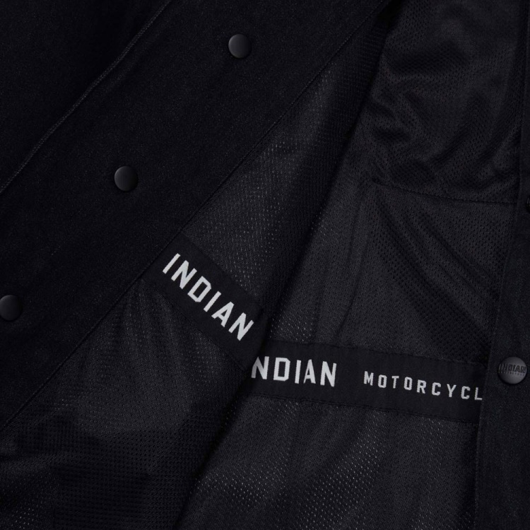 Indian Motorcycle Men's Canyon Denim Overshirt - Black