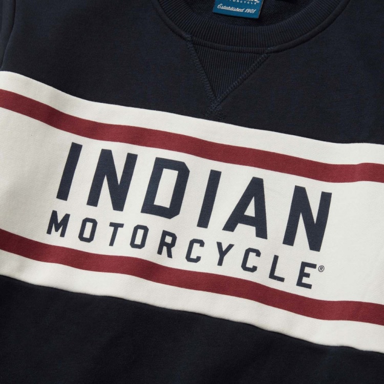 Indian Motorcycle Women's Colorblack Sweatshirt - Navy