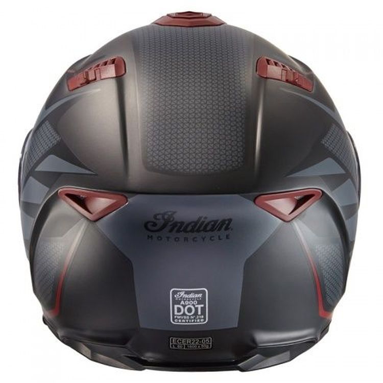 Indian Motorcycle Matte Modular V2 Flip-Up Helmet - Black