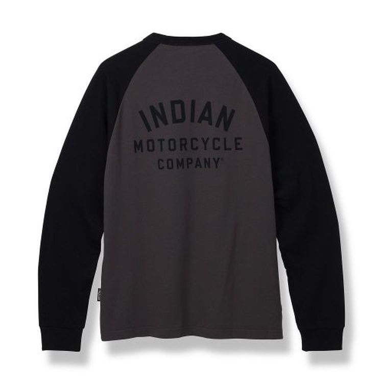 Indian Raglan T-Shirt - Charcoal