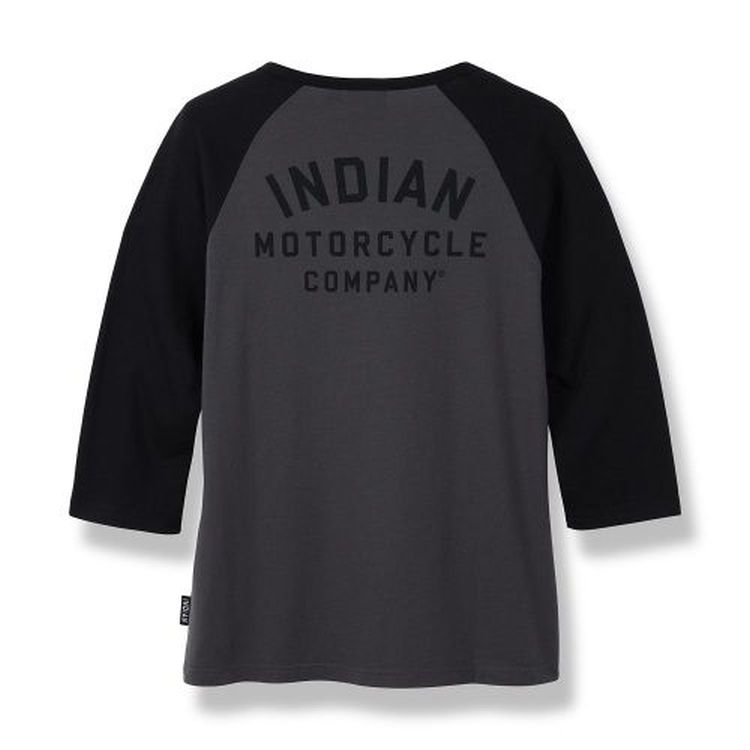 Indian Women's Quarter Sleeve T-Shirt - Charcoal
