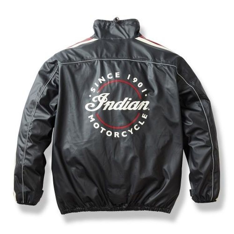 Indian Unisex Rain Suit Jacket, Black